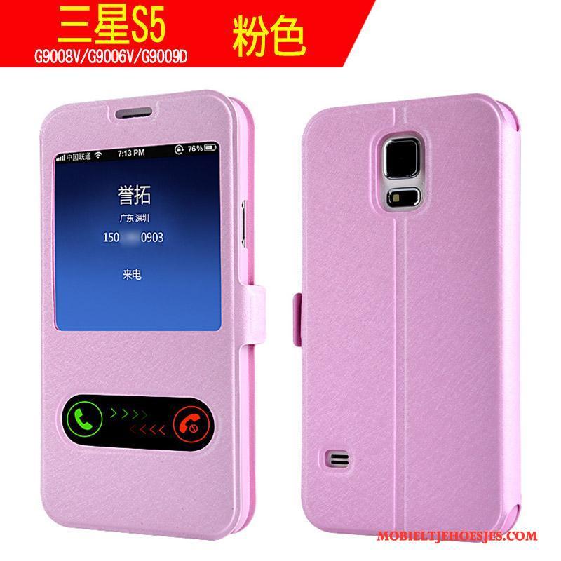 Samsung Galaxy S5 Bescherming Ster Hoes Clamshell Hoesje Telefoon Trend Anti-fall