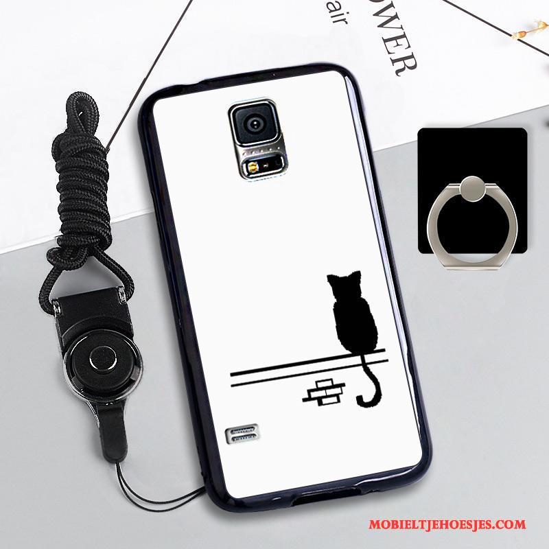 Samsung Galaxy S5 Hanger Anti-fall Mobiele Telefoon Hoesje Telefoon Bescherming Ster Zacht