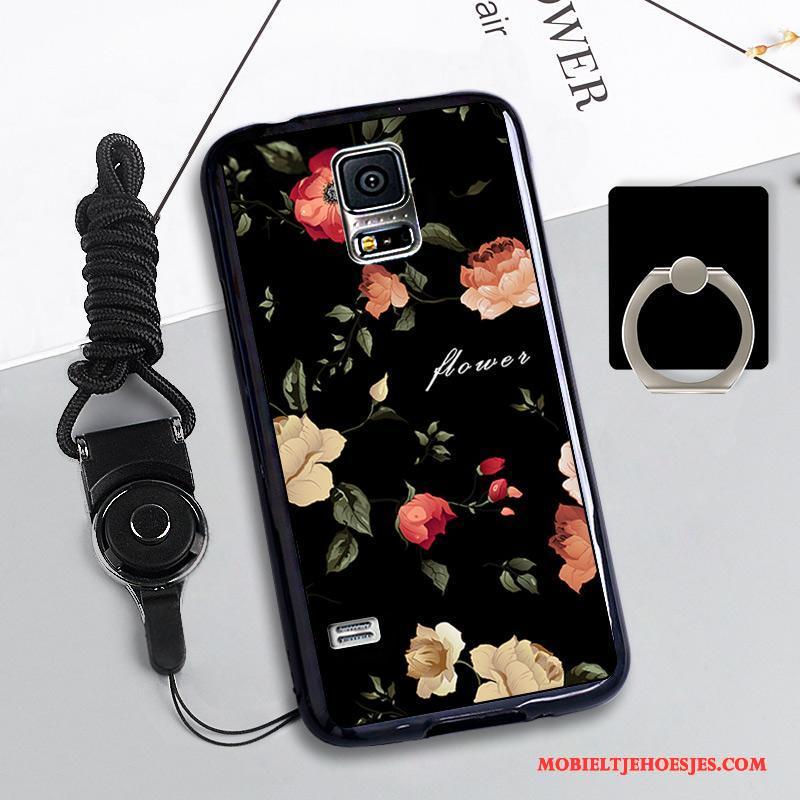 Samsung Galaxy S5 Hanger Anti-fall Mobiele Telefoon Hoesje Telefoon Bescherming Ster Zacht