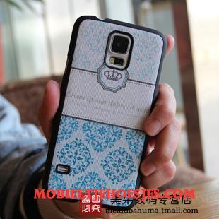 Samsung Galaxy S5 Hoesje Anti-fall Hard Omlijsting Zacht Wit Bescherming Achterklep