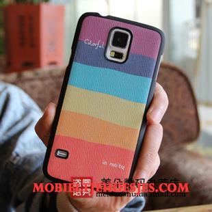 Samsung Galaxy S5 Hoesje Anti-fall Hard Omlijsting Zacht Wit Bescherming Achterklep