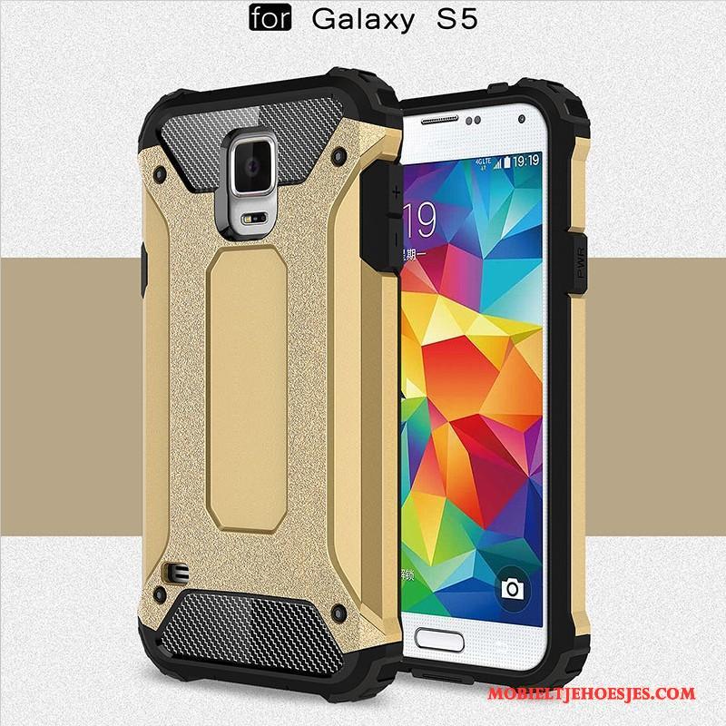 Samsung Galaxy S5 Hoesje Bescherming Trend Schrobben Ster Anti-fall All Inclusive Siliconen