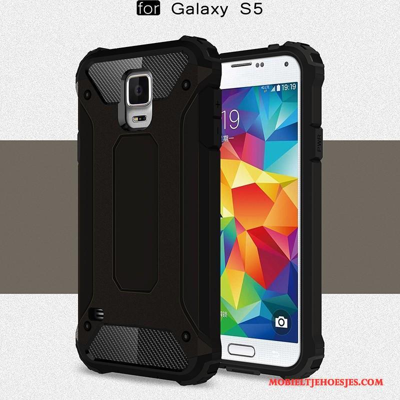 Samsung Galaxy S5 Hoesje Bescherming Trend Schrobben Ster Anti-fall All Inclusive Siliconen