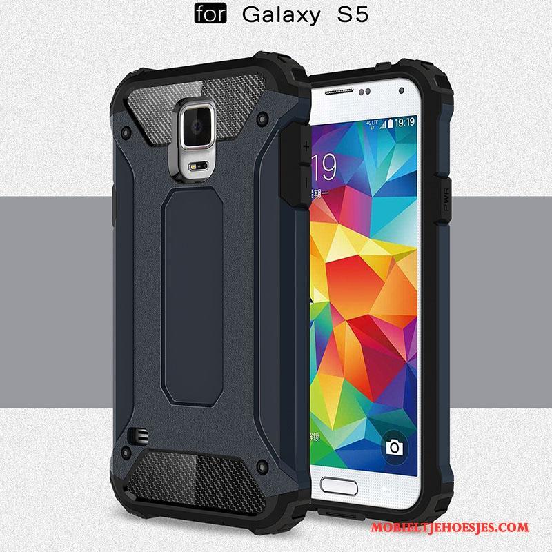 Samsung Galaxy S5 Hoesje Bescherming Trend Schrobben Ster Anti-fall All Inclusive Siliconen