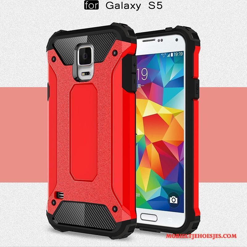 Samsung Galaxy S5 Hoesje Bescherming Trend Schrobben Ster Anti-fall All Inclusive Siliconen