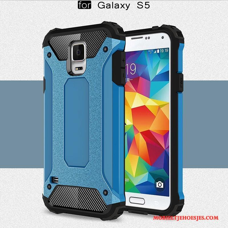 Samsung Galaxy S5 Hoesje Bescherming Trend Schrobben Ster Anti-fall All Inclusive Siliconen