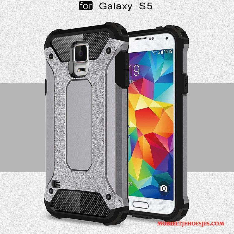 Samsung Galaxy S5 Hoesje Bescherming Trend Schrobben Ster Anti-fall All Inclusive Siliconen