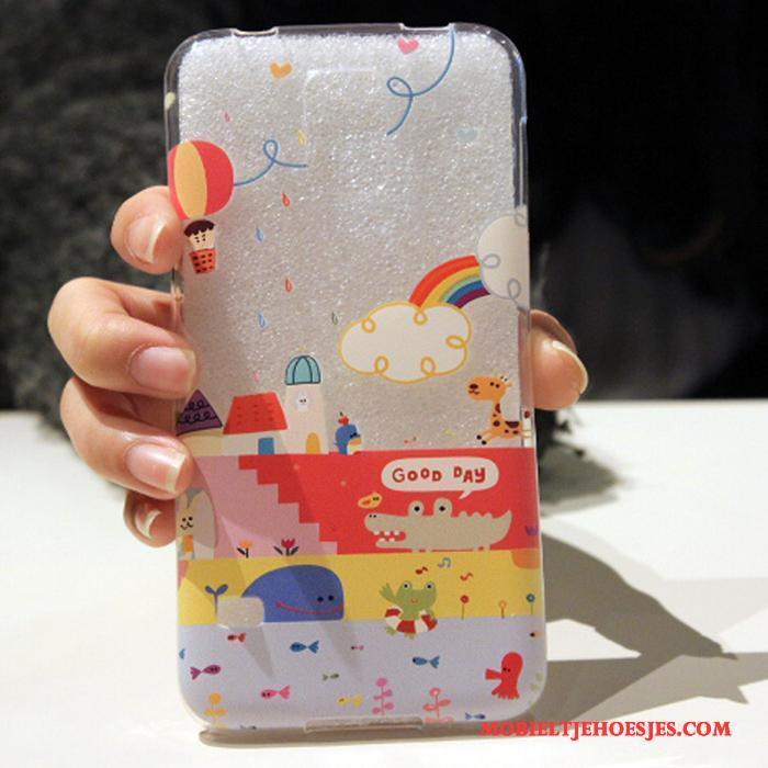 Samsung Galaxy S5 Hoesje Telefoon Anti-fall Blauw Siliconen Zacht Bescherming Spotprent