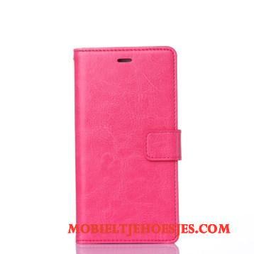 Samsung Galaxy S5 Leren Etui Mobiele Telefoon Hoesje Telefoon Ster Clamshell Bescherming Zwart