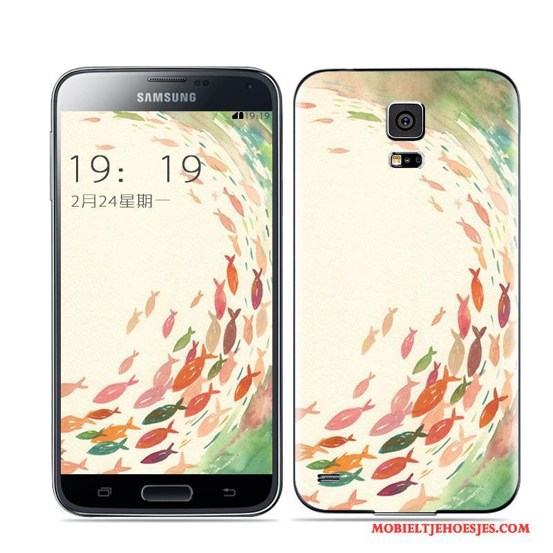 Samsung Galaxy S5 Mobiele Telefoon Achterklep Zwart Hoesje Ster Telefoon