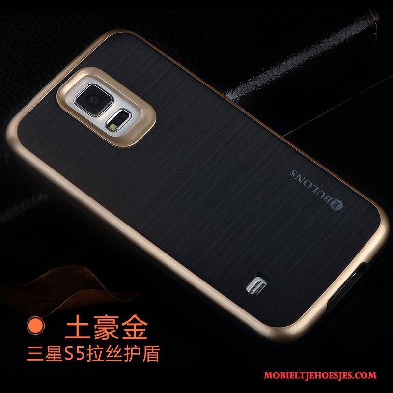 Samsung Galaxy S5 Omlijsting Bescherming Trend Achterklep Doek Hoesje Anti-fall