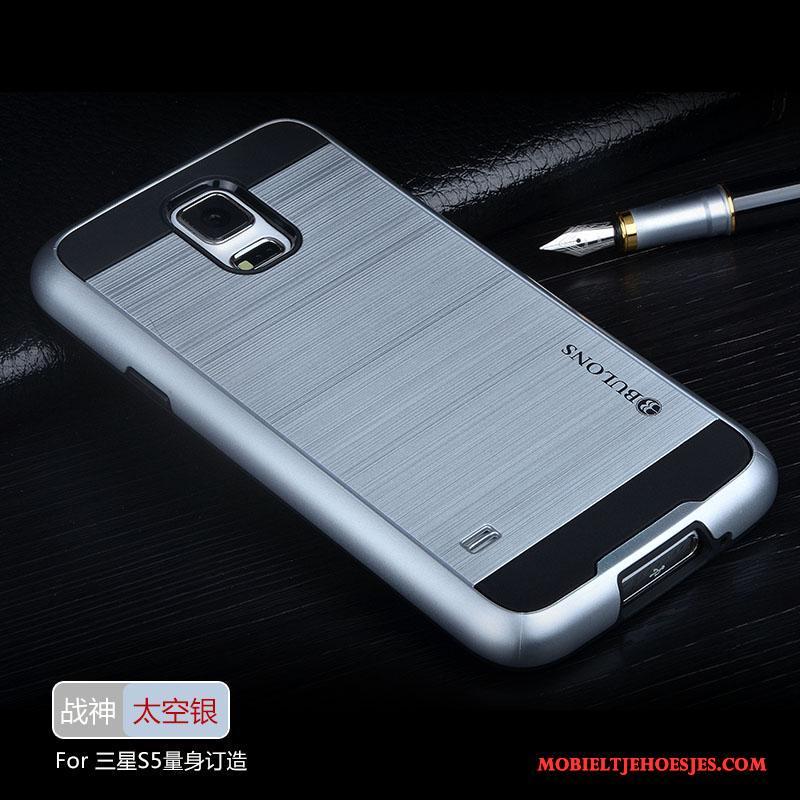 Samsung Galaxy S5 Omlijsting Bescherming Trend Achterklep Doek Hoesje Anti-fall