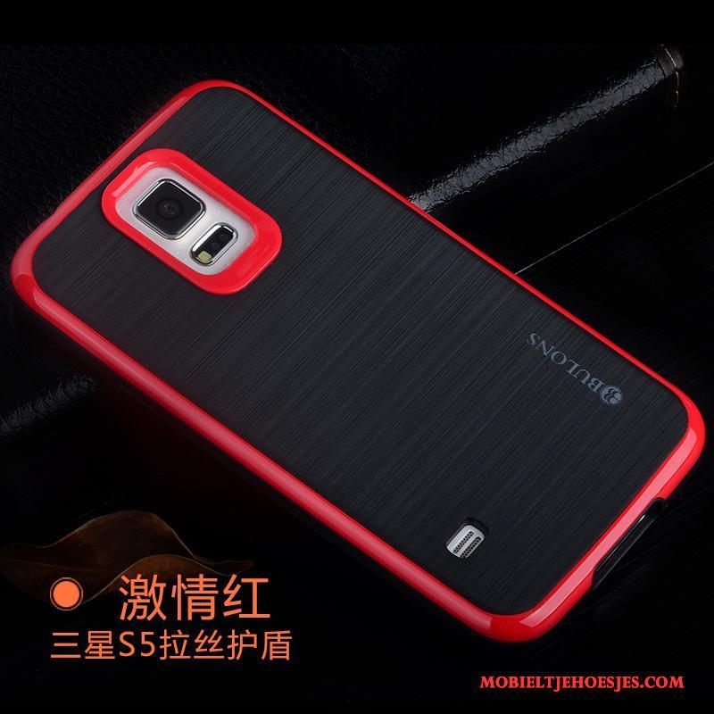 Samsung Galaxy S5 Omlijsting Bescherming Trend Achterklep Doek Hoesje Anti-fall