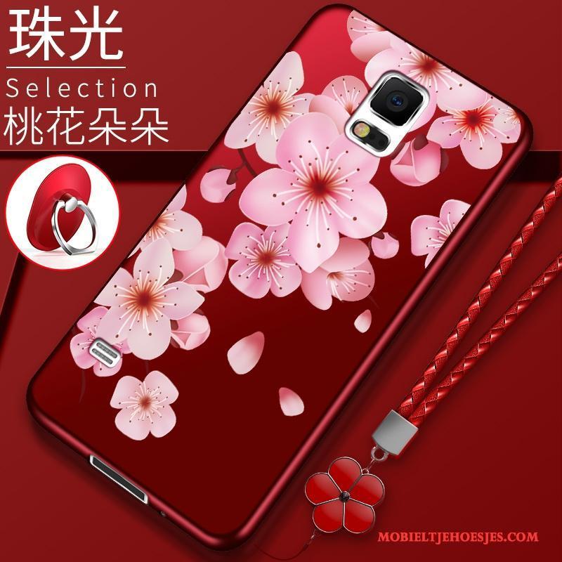 Samsung Galaxy S5 Trend Hoes Siliconen Rood Anti-fall Scheppend Hoesje Telefoon