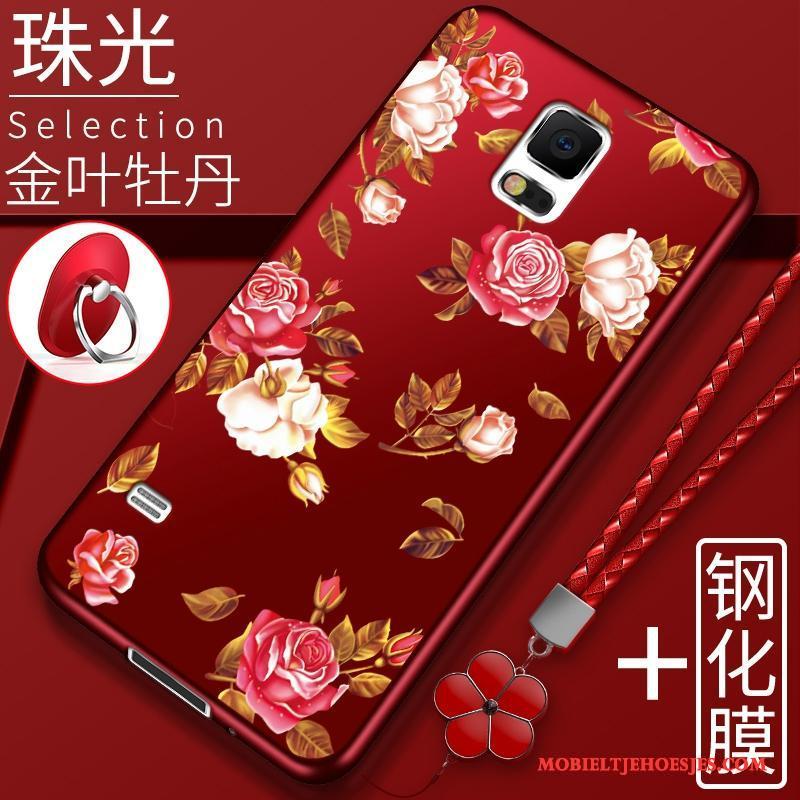 Samsung Galaxy S5 Trend Hoes Siliconen Rood Anti-fall Scheppend Hoesje Telefoon