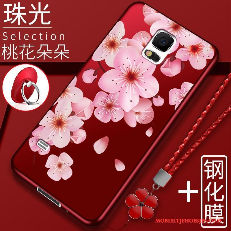 Samsung Galaxy S5 Trend Hoes Siliconen Rood Anti-fall Scheppend Hoesje Telefoon