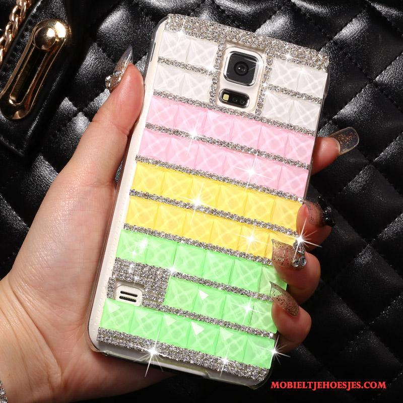 Samsung Galaxy S5 Trend Ster Roze Hoes Hard Hoesje Kleur