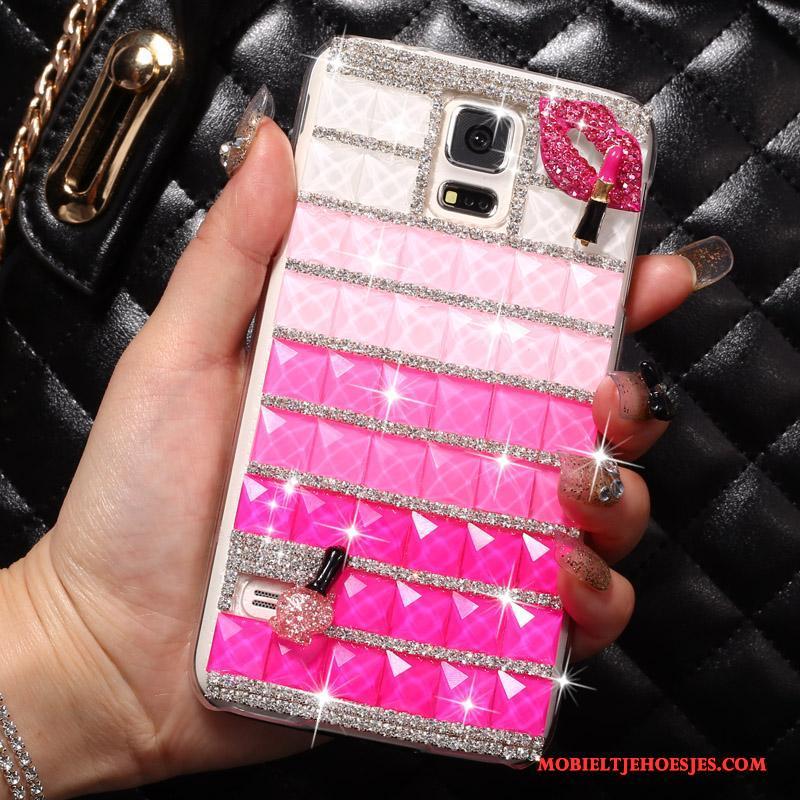 Samsung Galaxy S5 Trend Ster Roze Hoes Hard Hoesje Kleur