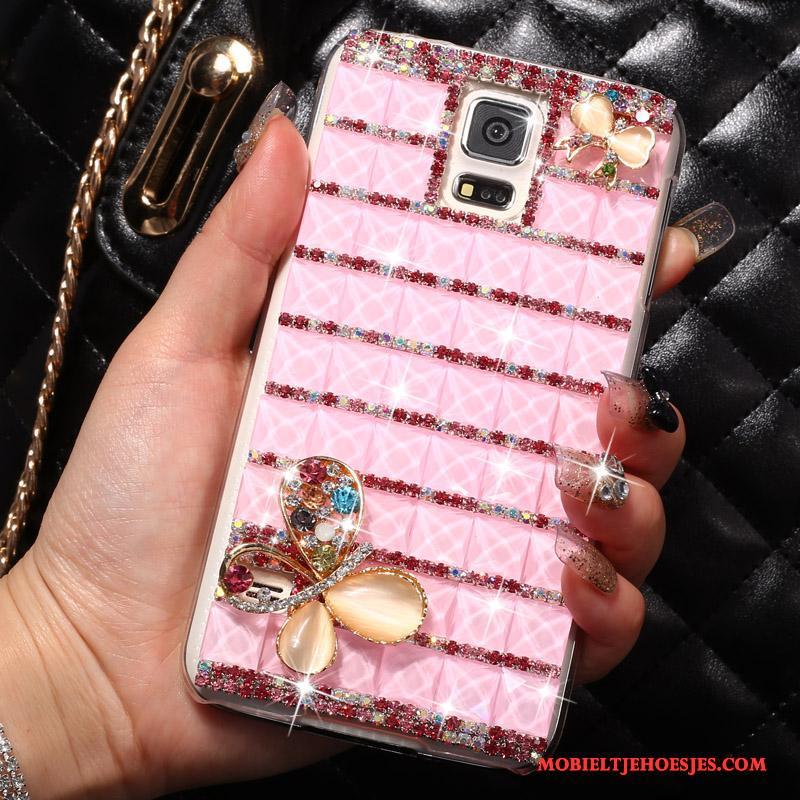 Samsung Galaxy S5 Trend Ster Roze Hoes Hard Hoesje Kleur
