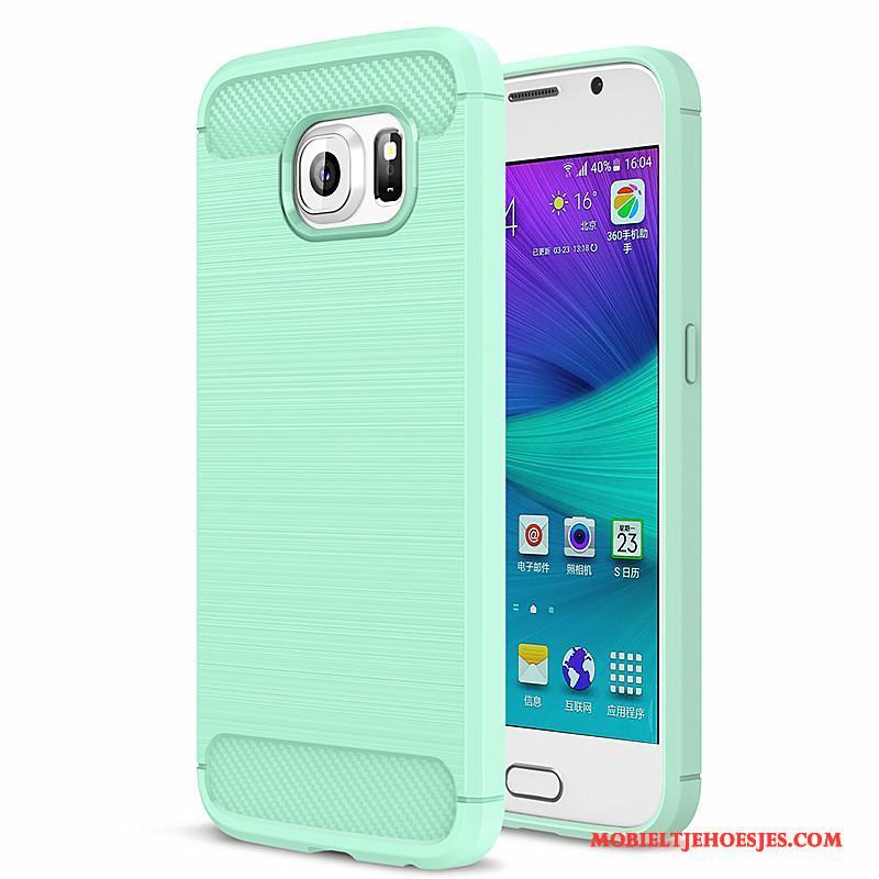 Samsung Galaxy S6 All Inclusive Bescherming Blauw Ster Mobiele Telefoon Hoesje Siliconen