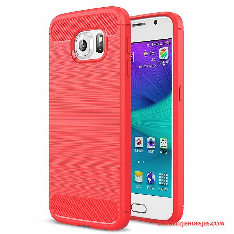 Samsung Galaxy S6 All Inclusive Bescherming Blauw Ster Mobiele Telefoon Hoesje Siliconen