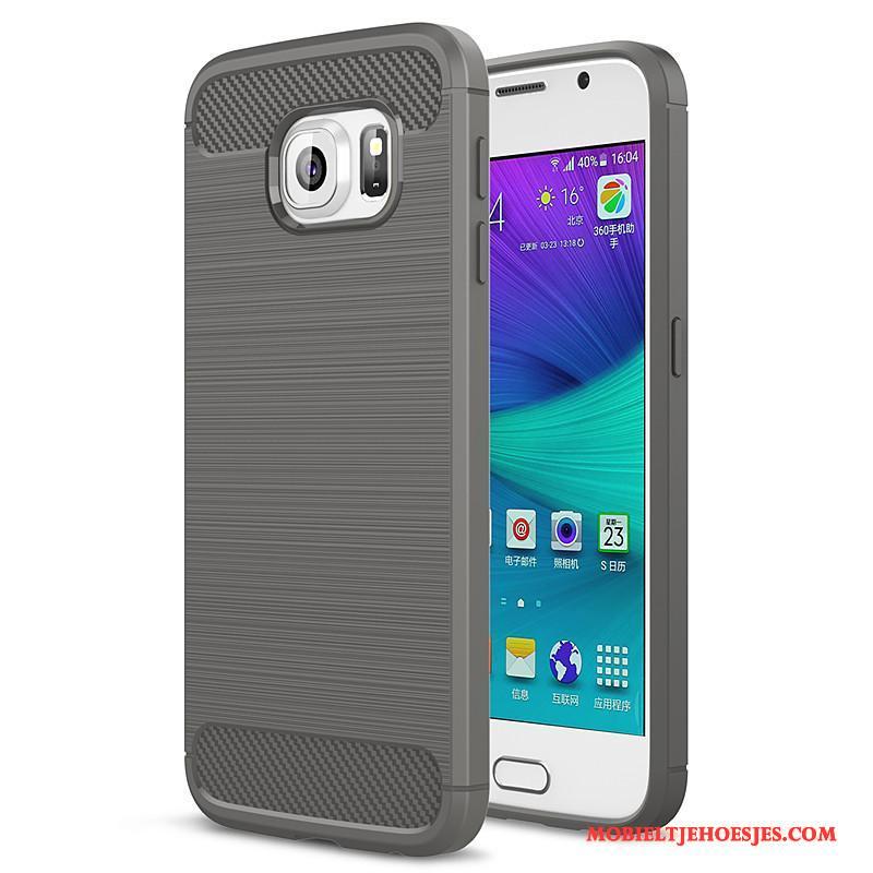 Samsung Galaxy S6 All Inclusive Bescherming Blauw Ster Mobiele Telefoon Hoesje Siliconen