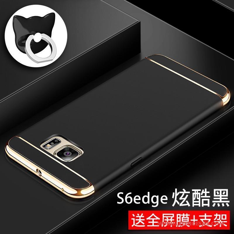 Samsung Galaxy S6 Edge Blauw Hard Anti-fall Hoesje Telefoon Bescherming Ster Schrobben