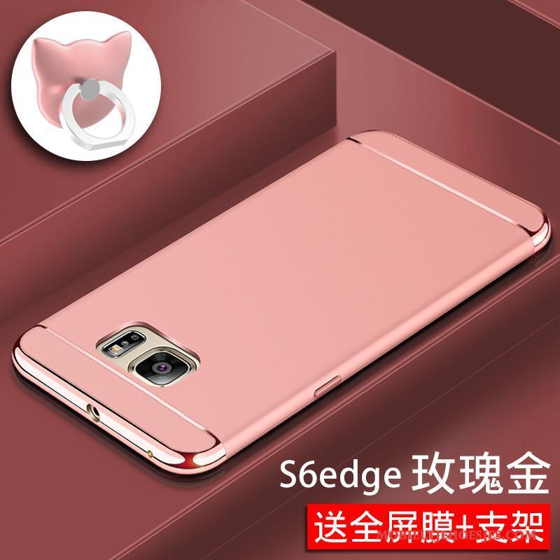 Samsung Galaxy S6 Edge Blauw Hard Anti-fall Hoesje Telefoon Bescherming Ster Schrobben