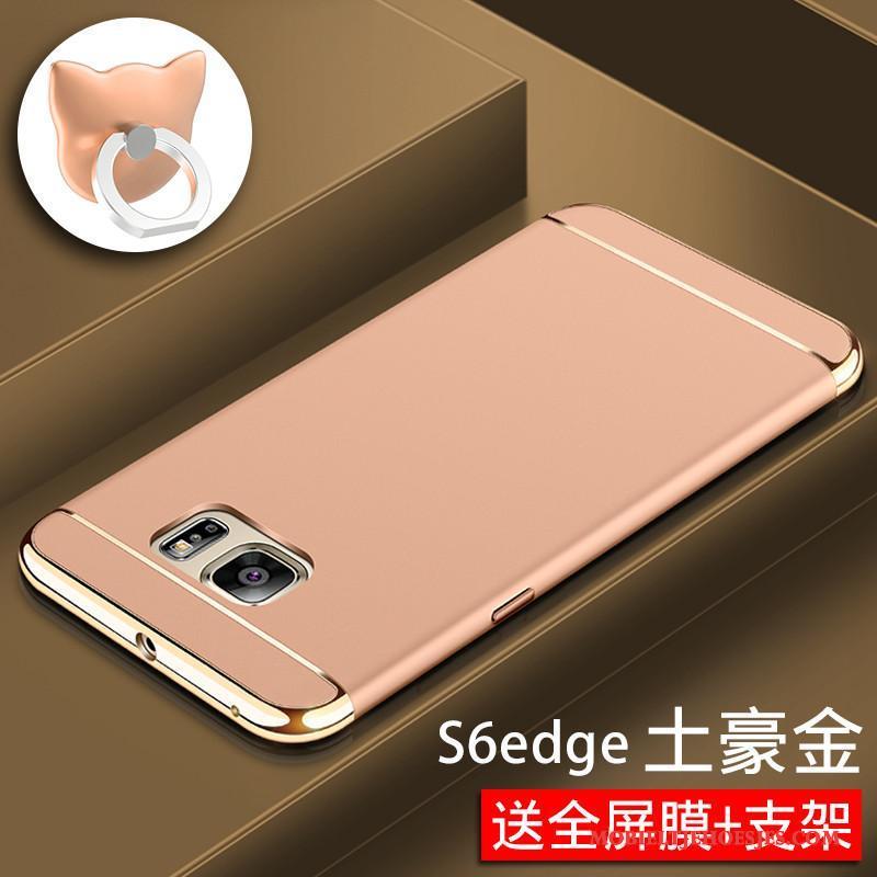 Samsung Galaxy S6 Edge Blauw Hard Anti-fall Hoesje Telefoon Bescherming Ster Schrobben