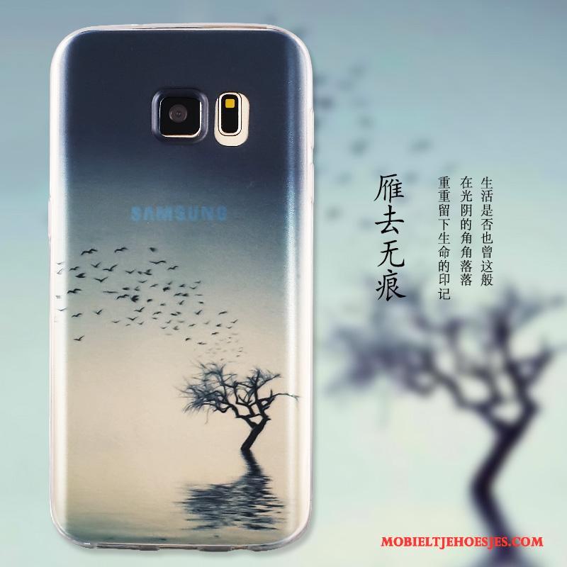 Samsung Galaxy S6 Edge + Hoes Dun Bescherming Mobiele Telefoon Siliconen Hoesje Groen