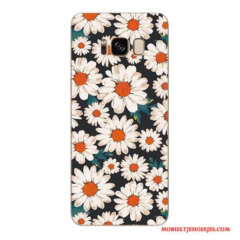 Samsung Galaxy S6 Edge + Roze Bescherming Zacht Bloemen Hoesje Telefoon Trendy Merk Mobiele Telefoon