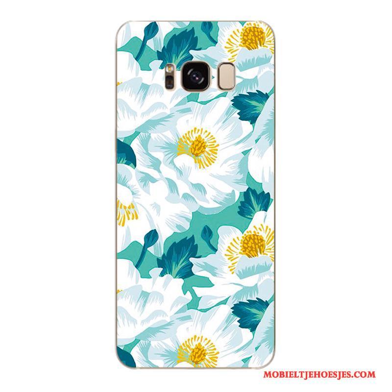 Samsung Galaxy S6 Edge + Roze Bescherming Zacht Bloemen Hoesje Telefoon Trendy Merk Mobiele Telefoon