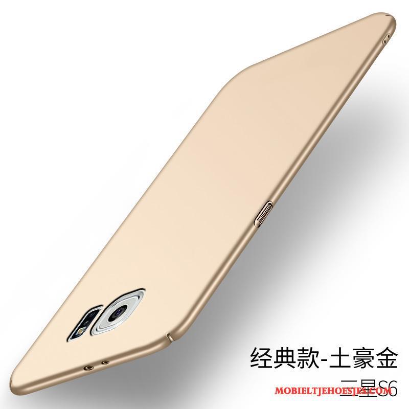 Samsung Galaxy S6 Schrobben Hard Hoesje Telefoon Dun Anti-fall Mobiele Telefoon Ster