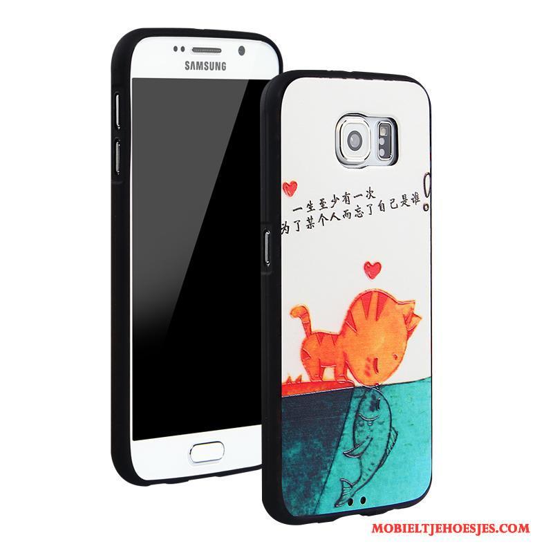 Samsung Galaxy S6 Siliconen Bescherming Spotprent All Inclusive Anti-fall Hoesje Telefoon Trend