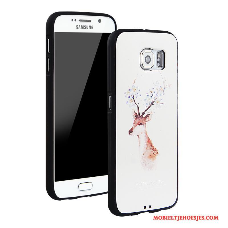 Samsung Galaxy S6 Siliconen Bescherming Spotprent All Inclusive Anti-fall Hoesje Telefoon Trend