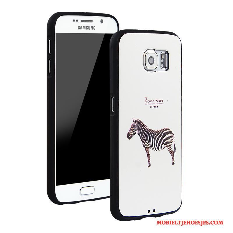 Samsung Galaxy S6 Siliconen Bescherming Spotprent All Inclusive Anti-fall Hoesje Telefoon Trend