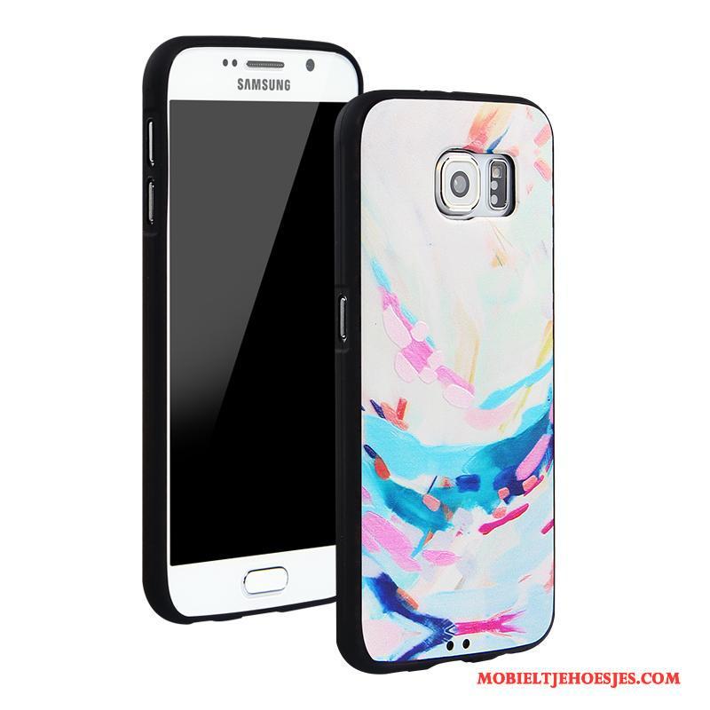 Samsung Galaxy S6 Siliconen Bescherming Spotprent All Inclusive Anti-fall Hoesje Telefoon Trend