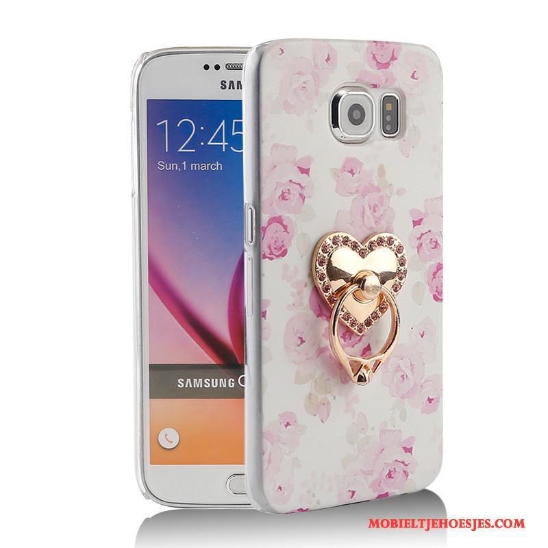 Samsung Galaxy S6 Ster Hoes Ring Bescherming Ondersteuning Hoesje Telefoon Mobiele Telefoon