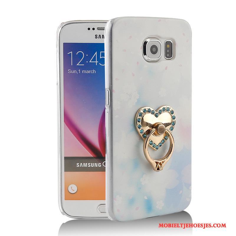 Samsung Galaxy S6 Ster Hoes Ring Bescherming Ondersteuning Hoesje Telefoon Mobiele Telefoon