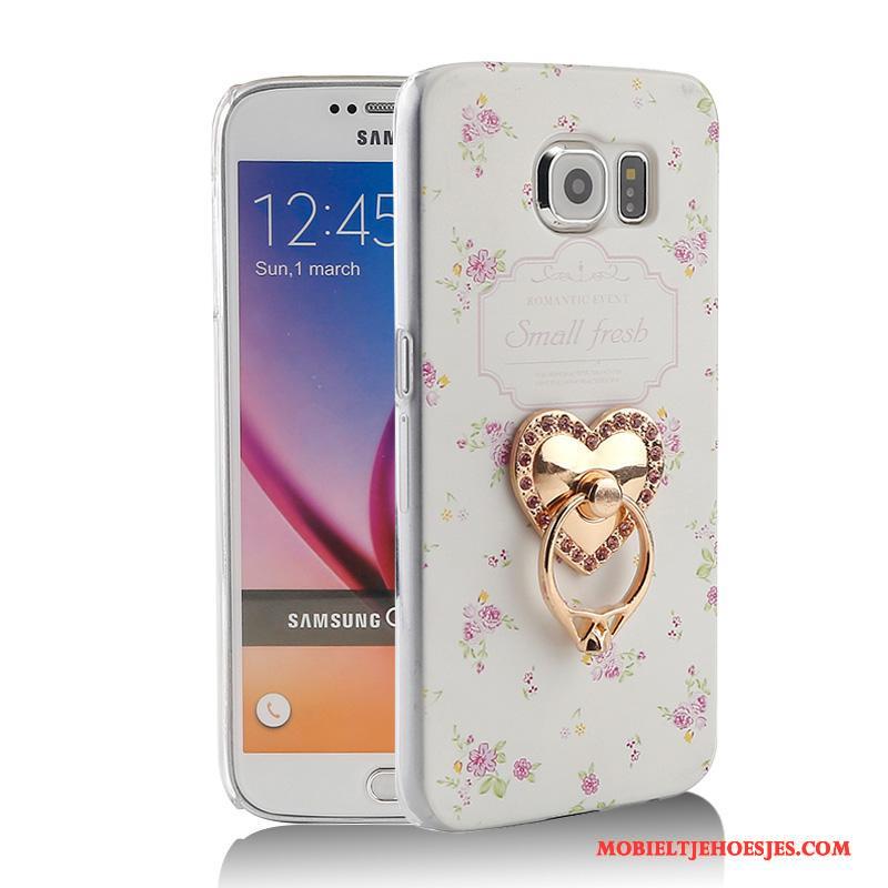 Samsung Galaxy S6 Ster Hoes Ring Bescherming Ondersteuning Hoesje Telefoon Mobiele Telefoon