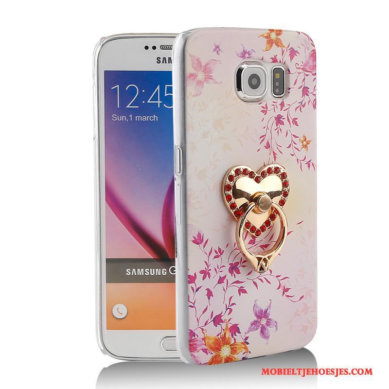 Samsung Galaxy S6 Ster Hoes Ring Bescherming Ondersteuning Hoesje Telefoon Mobiele Telefoon