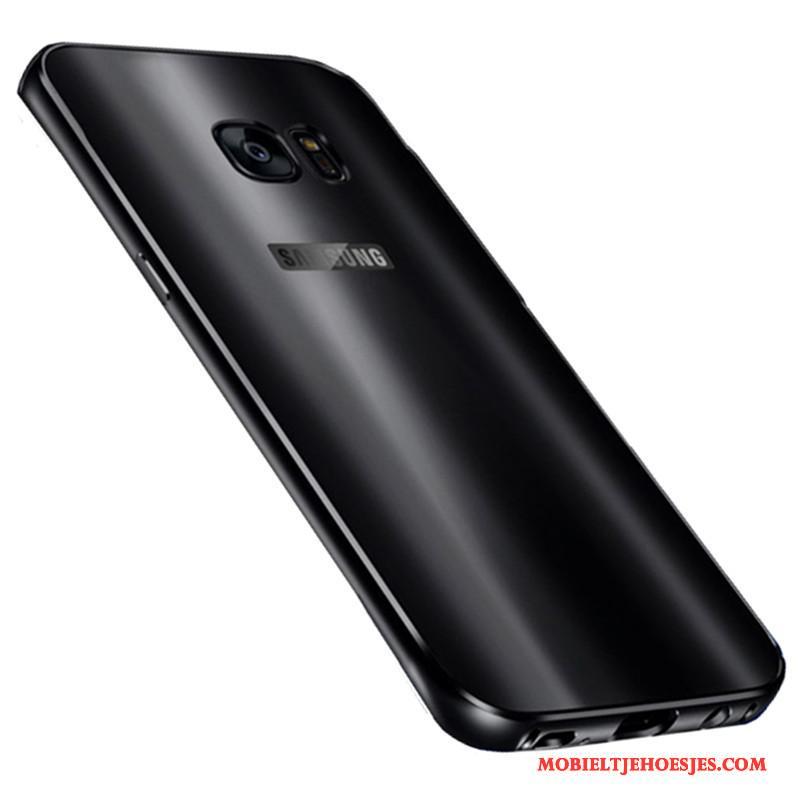 Samsung Galaxy S7 Bescherming Metaal Ster Blauw Mobiele Telefoon Hoesje Omlijsting