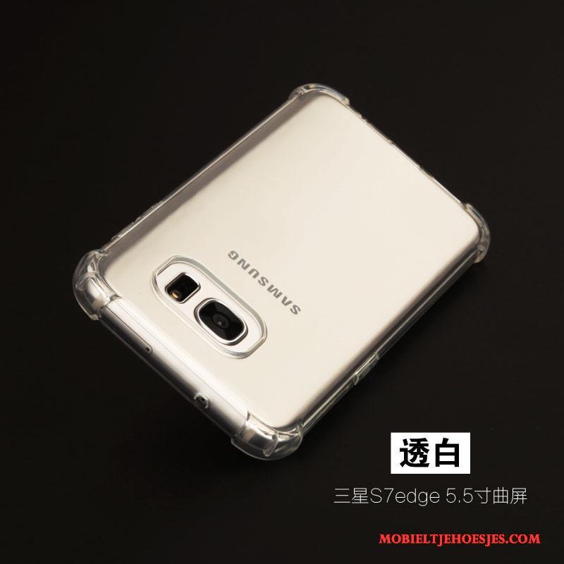 Samsung Galaxy S7 Edge Anti-fall Groen Hoesje Telefoon Bescherming Zacht Gasbag Ster