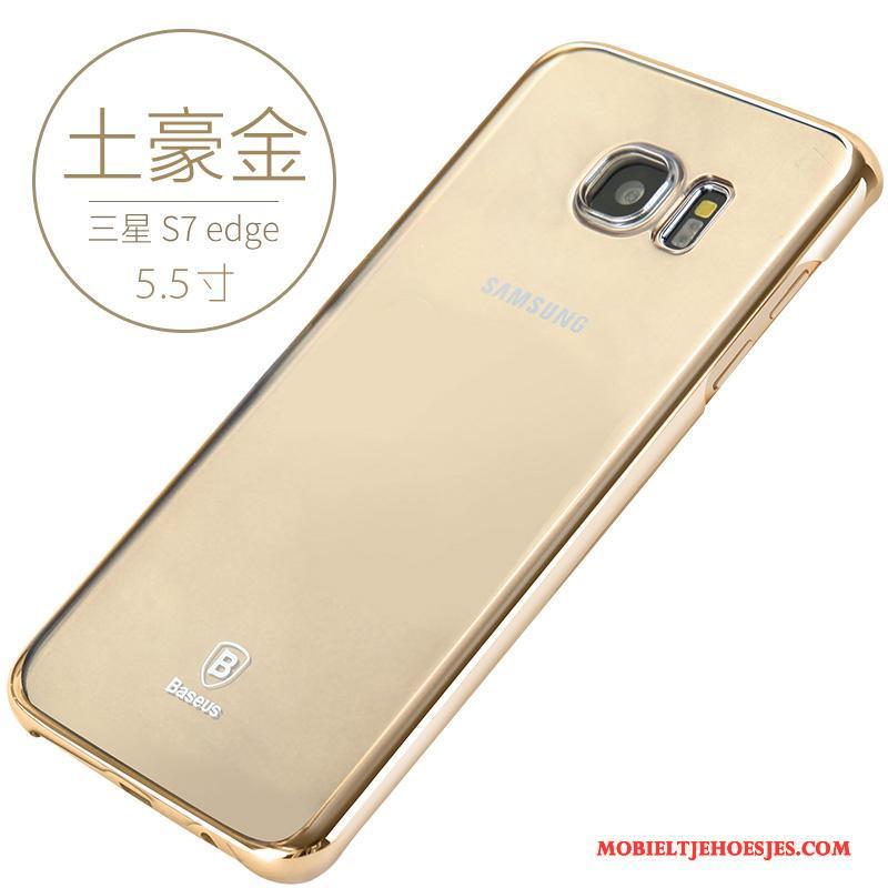 Samsung Galaxy S7 Edge Bescherming Hoes Zilver Hoesje Telefoon Accessoires Anti-fall Ster