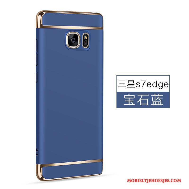 Samsung Galaxy S7 Edge Hard Anti-fall Zwart Hoesje Telefoon Trend Ster