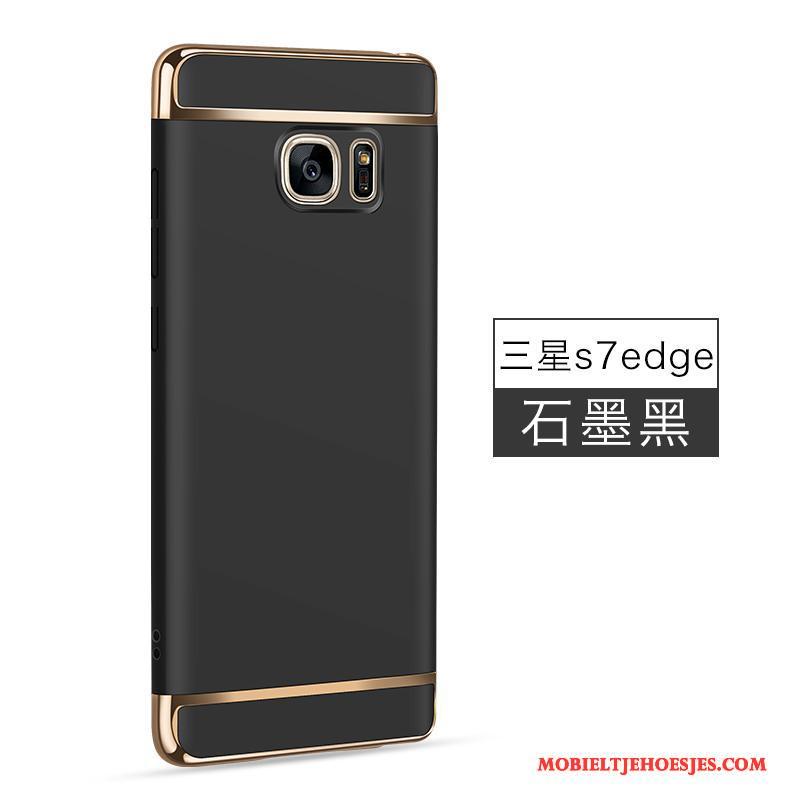 Samsung Galaxy S7 Edge Hard Anti-fall Zwart Hoesje Telefoon Trend Ster