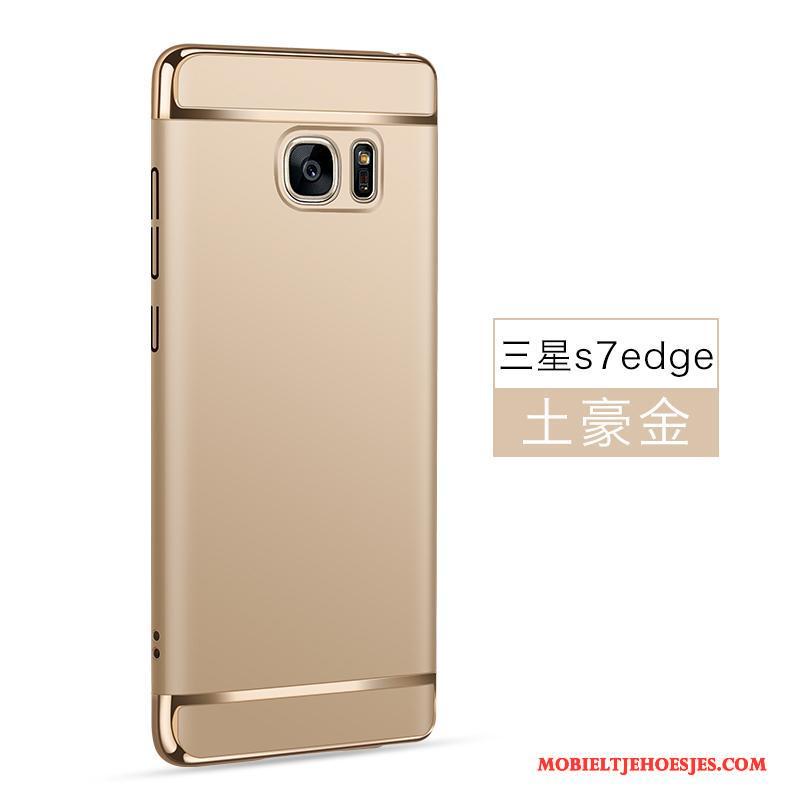 Samsung Galaxy S7 Edge Hard Anti-fall Zwart Hoesje Telefoon Trend Ster