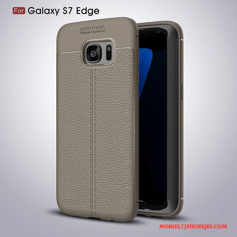Samsung Galaxy S7 Edge Hoesje Persoonlijk All Inclusive Scheppend Siliconen Zwart Ster Anti-fall