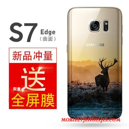 Samsung Galaxy S7 Edge Hoesje Siliconen All Inclusive Ster Anti-fall Zacht Bescherming Hoes