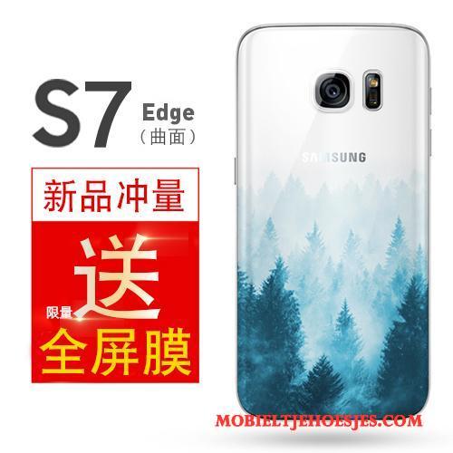 Samsung Galaxy S7 Edge Hoesje Siliconen All Inclusive Ster Anti-fall Zacht Bescherming Hoes